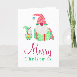 Gnomes Greeting Card Helgkort