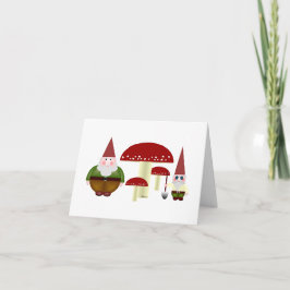 Gnomes Greeting Card Kort