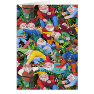 Gnomes Hälsningskort