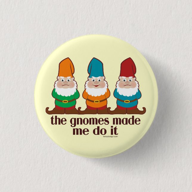 Gnomes har gjort det knapp (Framsida)