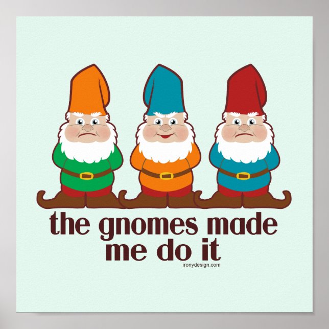 Gnomes har gjort det poster (Framsidan)