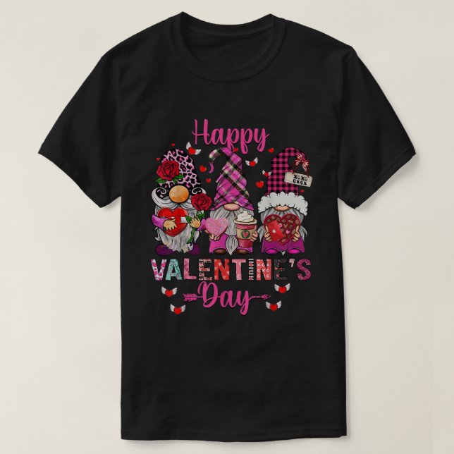 Gnomes Heart Kärlek Gnomes Älskare Manar Women Kid T Shirt (Design framsida)