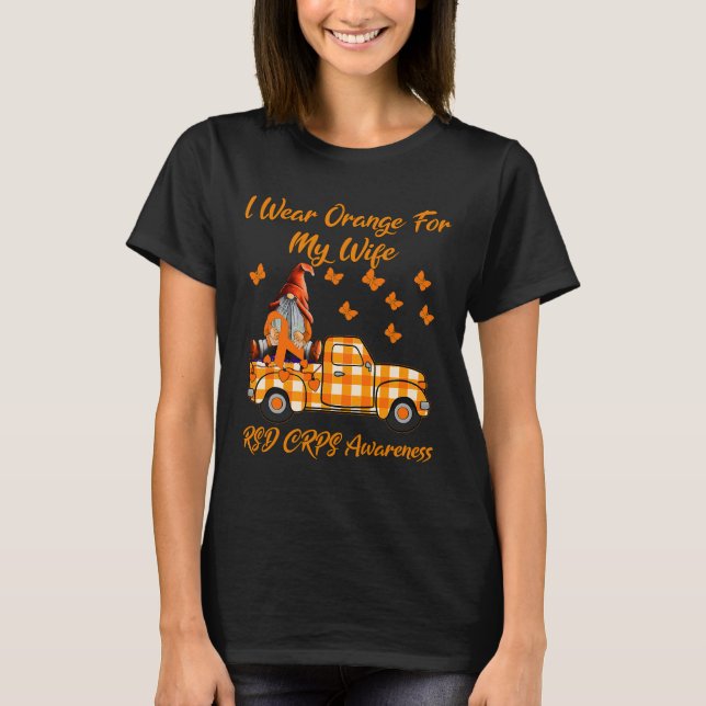 Gnomes I Bära Orange för mina fruar, RSD-belöninga T Shirt (Framsida)