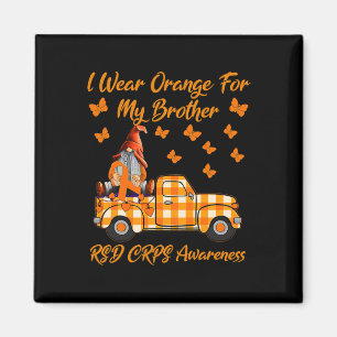 Gnomes I-Bärans Orange för min broder RSD CRPS Med Magnet