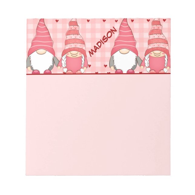 Gnomes i Kärlek Anteckningsblock (Framsida)