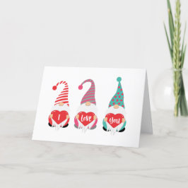 Gnomes I Kärlek You Personlig Valentine Day Helgkort