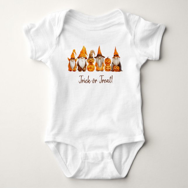 Gnomes in a Row - Bus eller godis! T Shirt (Framsida)