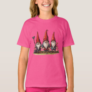Gnomes in Bloom: Vår T Shirt