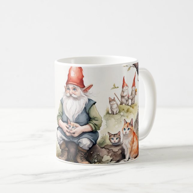 Gnomes in the Land of Cats Kaffemugg (Framsida höger)
