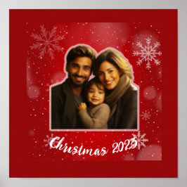 Gnomes jul - anpassa fotobakgrund poster