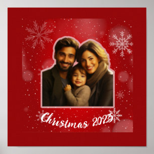 Gnomes jul - anpassa fotobakgrund poster