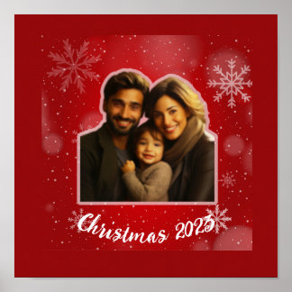 Gnomes jul - anpassa fotobakgrund poster