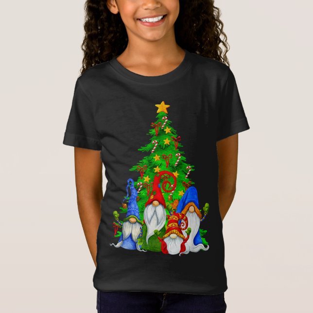 Gnomes Julgran, Play Gnomes jul Paja T Shirt (Framsida)