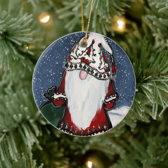 Gnomes Julgransprydnad Keramik (Träd)