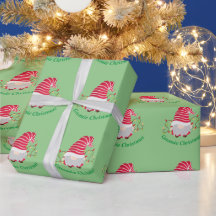 Gnomes julklappspapper