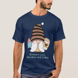 Gnomes Kärlek Muffinsar och kaffe Unisex T Shirt