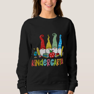 Gnomes Kindergarten Crew First Day Lärare tillbaka T Shirt