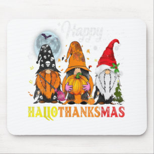 Gnomes Lycklig Hallothanksmas Halloween Thanksgivi Musmatta
