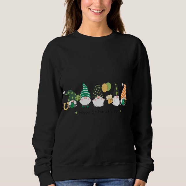 Gnomes med Lycklig St. Patrick's Day T Shirt (Framsida)