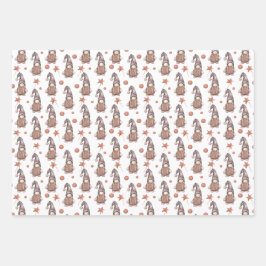 Gnomes Neutralt Woodland Set på 3 plattor Lakan Wr