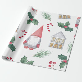 GNOMES OCH CANDY CANE CHRISTMAS, PAPPER PRESENTPAPPER