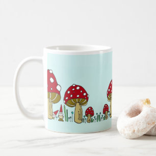 Gnomes och champinjonmugg kaffemugg