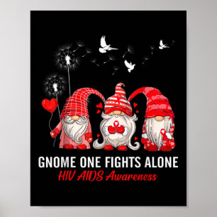 Gnomes One Fights Ensam Hiv Aids Awareness Poster
