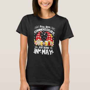 Gnomes Real Beer Connoisseurs, född i maj T Shirt
