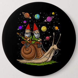 Gnomes Riding Snigel Knapp