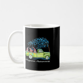 Gnomes Riding Truck Alopecia Awareness Kaffemugg