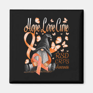 Gnomes RSD CRPS Awareness Hope Kärlek Cure Fighter Magnet