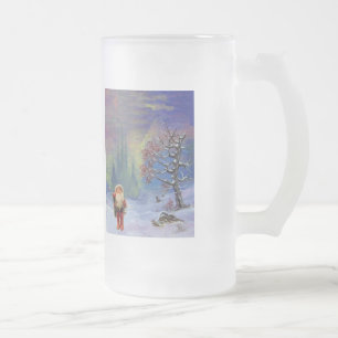 GNOMES SANTA FROSTAT ÖLGLAS