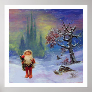 GNOMES SANTA POSTER