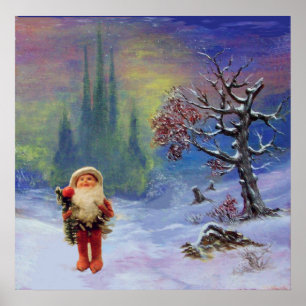 GNOMES SANTA POSTER