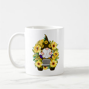 Gnomes Solros Lastbil-kaffe Mugg