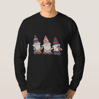 Gnomes som firar Independence day T Shirt