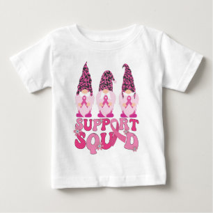 Gnomes Support Squad Bröstcancer Medvetenhet  T Shirt