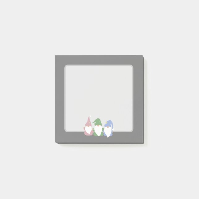 Gnomes Three Post-it Block (Framsida)