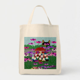 Gnomes Tote Bag Tygkasse