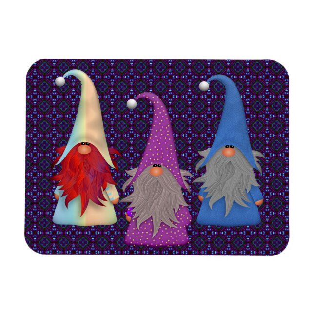 Gnomes Trio Magnet (Horisontell)