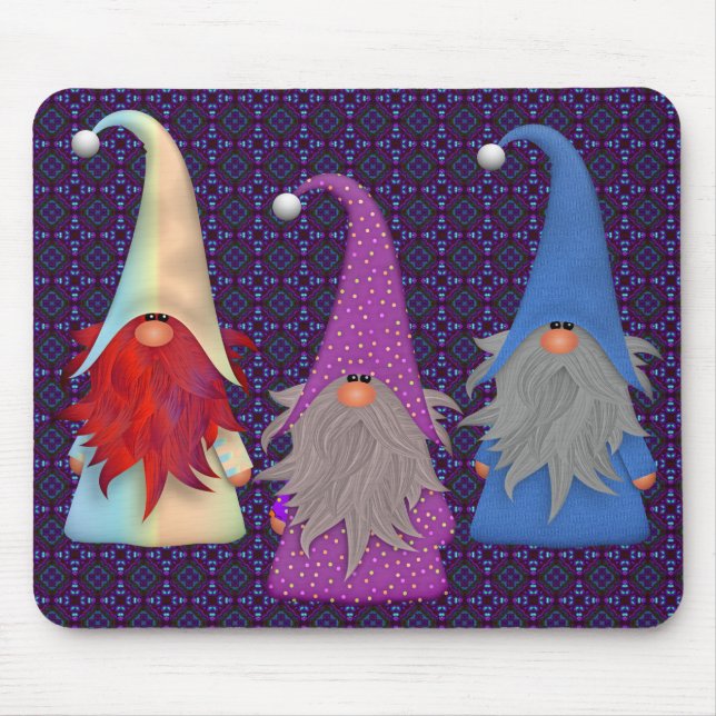Gnomes Trio Mousepad Musmatta (Framsidan)