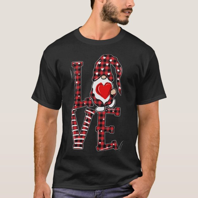 Gnomes Valentindagen Matchning - Gnomes Va T Shirt (Framsida)
