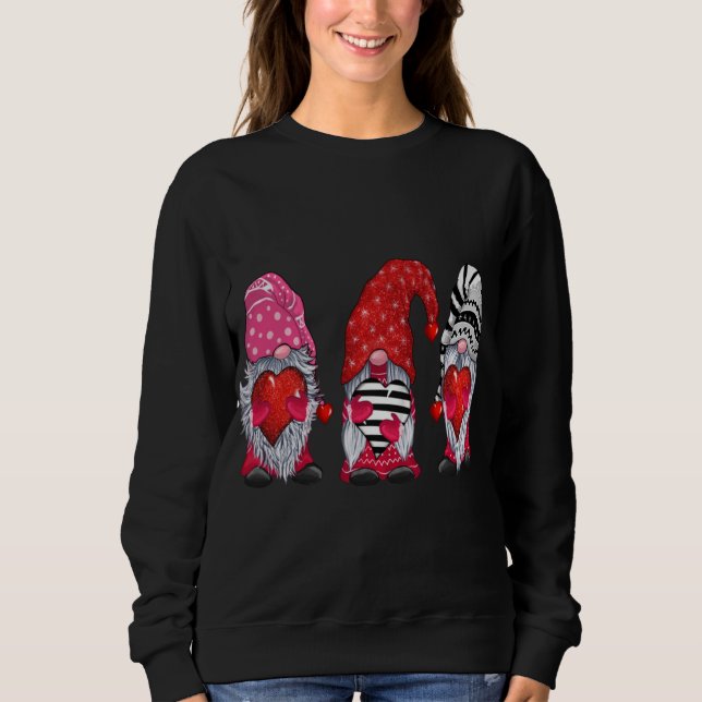 Gnomes Valentindagen Matchning - Gnomes Va T Shirt (Framsida)