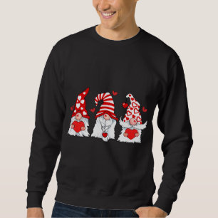 Gnomes Valentiness Buffalo Play Kärlek Heart Lång Ärmad Tröja