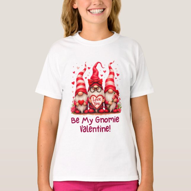 Gnomes Valentiness Revelin, Valentiness Retro T Shirt (Framsida)