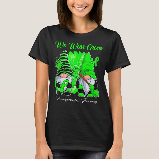 Gnomes We Bära Grått Narcolepsy Awareness T Shirt (Framsida)