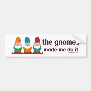Gnomesna gjorde mig att göra det bildekal