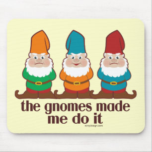 Gnomesna gjorde mig att göra det musmatta