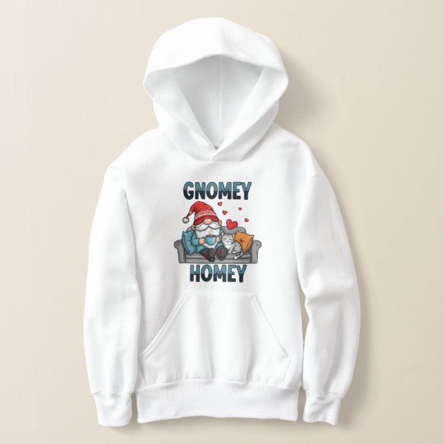 Gnomey homey gnome i hemmet t shirt (Laydown)