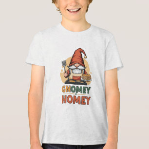 Gnomey homey pancakes design t shirt